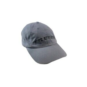 Nike athletics vintage corduroy grey baseball hat cap